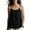 Black, variant on Plus Size Tank Tops For Women Summer Chain Straps Camis Shirts Sleeveless Loose Fitted Ruffle Hem Cute Shirts Lightweight Beach Vacation Blouses