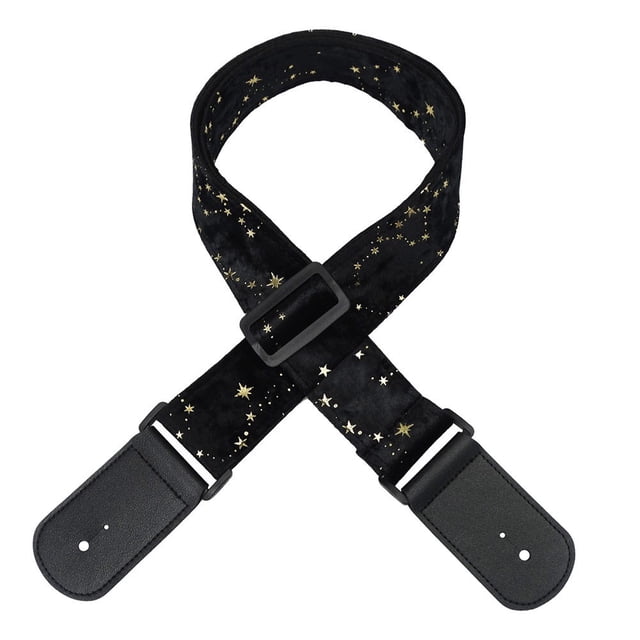 Personality Guitar Strap For Acoustic Classic Guitar Bass Star Pattern Soft