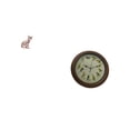 thumbnail image 4 of Figura de escritorio,Estante de estatua de gato para escritorio,oficina,decoración del hogar,Reloj de pared,Reloj de pared de pájaro cantor de 10 pulgadas para decoración del hogar,Relojes, 4 of 7