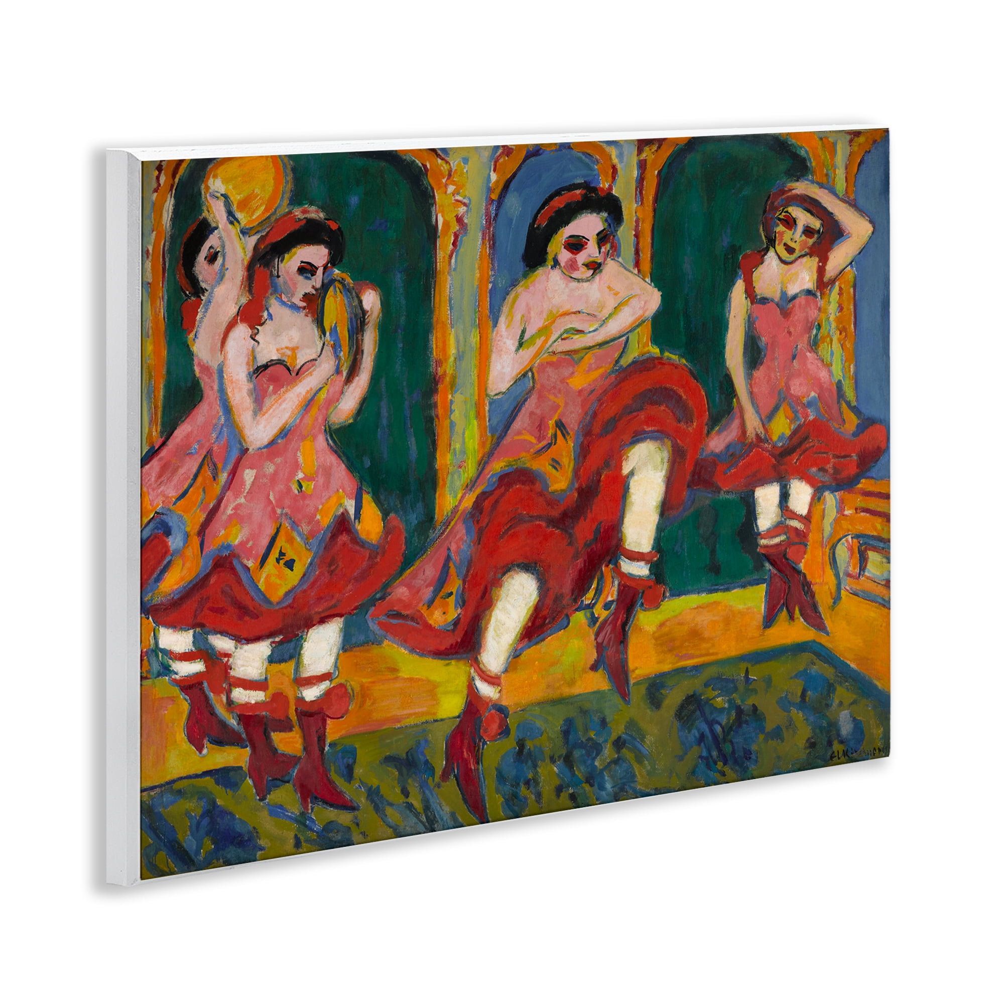 Stupell Industries Classic Czardas Dancers People Painting Unframed Art Print Wall Art, 14 x 11