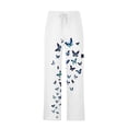 thumbnail image 5 of Summer Savings! Stamzod Men's Linen Cotton Causal Pants Loose Fittiing Casual Lightweight Elastic Waist Beach Pants Oversize Fashion Printed Sweatpants On Clearance, 5 of 5