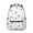 French Bulldog and, variant on Dachshund Rainbow White Pattern Backpack for School, Cute School Bag with Adjustable Shoulder Straps and Padded Back, 15.3"x11"x7.1"