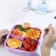 thumbnail image 7 of Bento Box Portable Lunch Containers for Adults Sealed Insulation Partition Food Grade Polypropylene Plastic Lunch Box For Office Workers Teens 1350ml Food Containers for College,Dorm,Office, 7 of 7