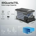 thumbnail image 6 of BODEGA 12 Volt Car Refrigerator 80 Quarts Portable Fridge 75L RV Freezer Single Zone,with APP Control,-4℉-68℉ Car Cooler,12/24V DC & 100-240V AC for Travel, Camping,Outdoor,Truck,SUV, 6 of 10