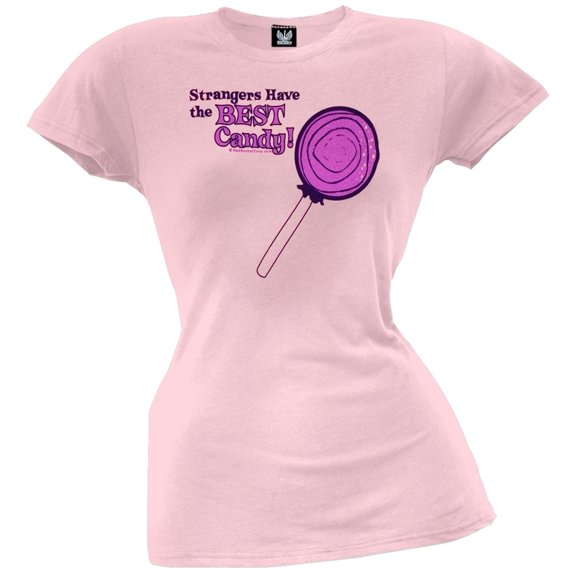 Strangers Have The Best Candy Ladies T-Shirt - Small