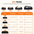 thumbnail image 6 of XX-Large Orthopedic Dog Bed Waterproof Pet Sofa Bed Four-Sided Bolster Cushion with Removable Washable Cover for Big Dogs Black, 6 of 10