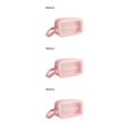 thumbnail image 4 of Ounissouiy Bolsa de cosméticos Bolsa de maquillaje a prueba de agua Organizador de estuche de de artículos de tocador esmerilado de viaje, rosa, Type1 NO1, 4 of 6