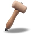 thumbnail image 3 of NETSENG Beech Wood Mallet Hammer Tool, Wood Carving Hammer Leather Craft Carving, 3 of 5
