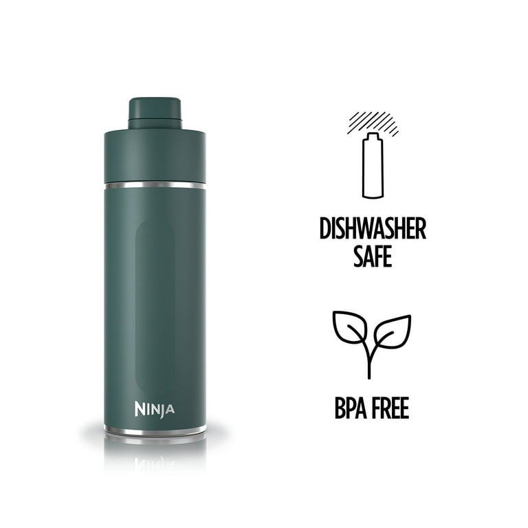 Ninja Thirsti 24 oz Travel Water Bottle, Stainless Steel
