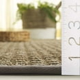 thumbnail image 4 of SAFAVIEH Natural Fiber Arbor Bordered Area Rug, Natural/Gray, 6' x 8' Oval - Coastal Design, Natural & Grey, Seagrass, Ideal for Entryway, Kitchen, Living Room, Office, 4 of 10