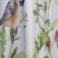 thumbnail image 4 of Designart 'Meadow With Birds Butterflies and Herbs' Floral Curtain Panel, 4 of 5