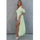 thumbnail image 2 of ABPHQTO Maxi vestido verde con hombros descubiertos y mangas acampanadas para mujer, 2 of 5