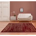 thumbnail image 3 of Princess 5x7  Vintage Oriental Area Rug  813A in Bone Burgundy, 3 of 6