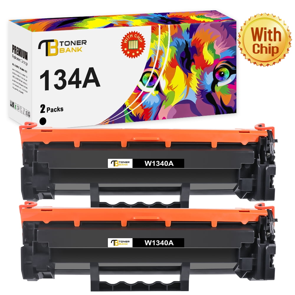 134X 134A Toner Cartridges with chip|2-Pack Compatible Toner for HP ...