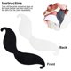 thumbnail image 4 of Bigotes falsos, artículos para fiestas con bigotes, bigotes autoadhesivos, 4 of 5