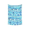 thumbnail image 1 of BSDHOME Geometric Pattern Wall Art Home Decor, Tribal Aztec Blue Tapestry Wall Hanging 40 X 60 Inches, 1 of 2