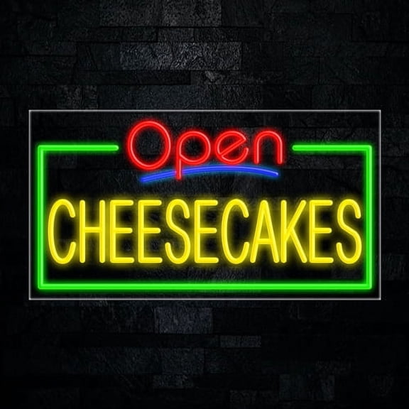Cheesecakes LED Neon Sign 33"L x 18"H #35658