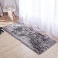thumbnail image 3 of Faux Fur Fluffy Wool Sheepskin Rug Mat Hairy Rectangle Carpet Shaggy Area Rug Bedroom Living Dining Room Carpet Warm Mat Sofas Chair Floor Cushions 6 colors 71x28/71x47 inch, 3 of 6