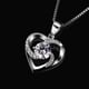 thumbnail image 3 of 26-27 Platinum Pendant with White Diamond (No Chain), 3 of 5