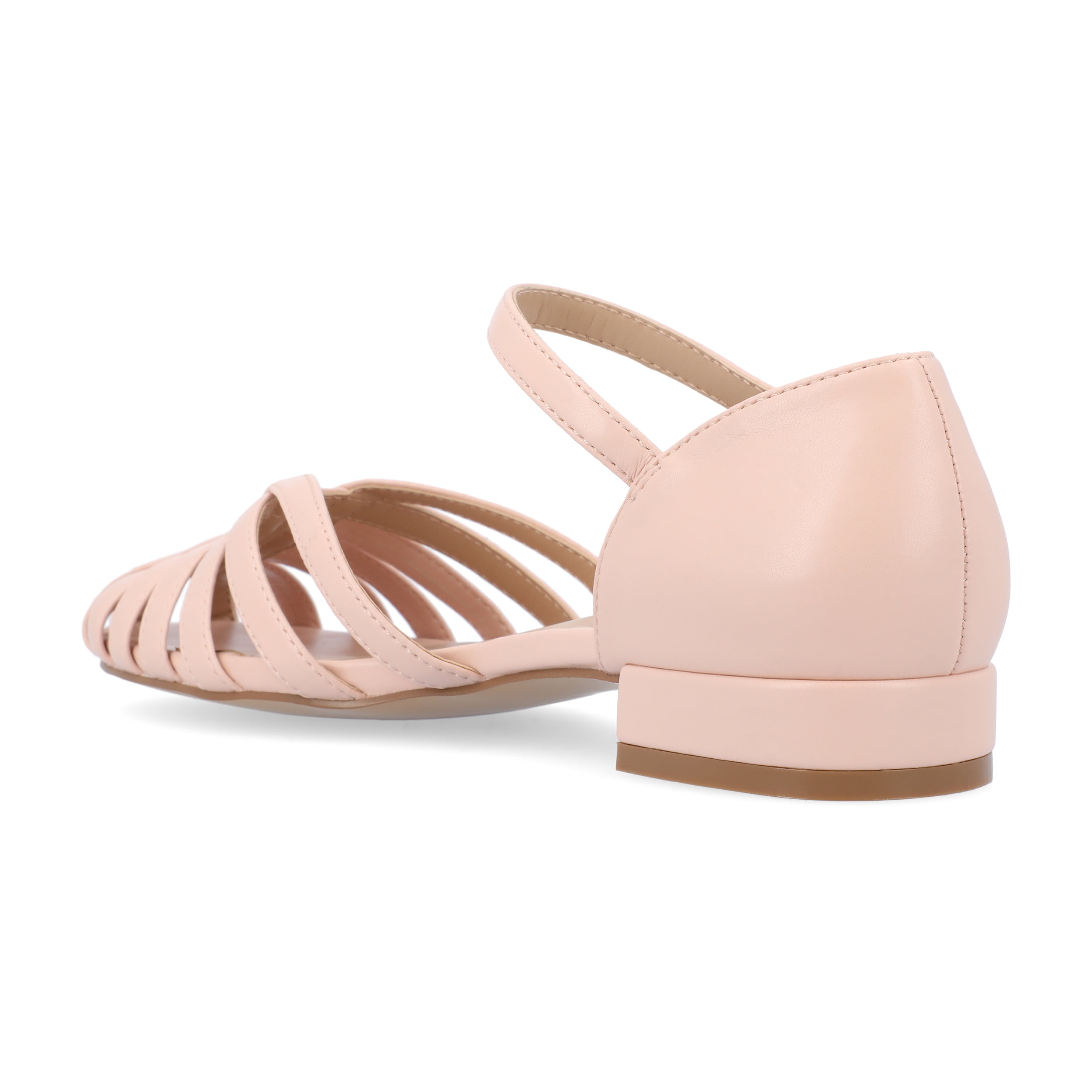 Journee Womens Joannah Mary Jane Block Heel Round Toe Flats
