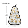 thumbnail image 6 of Tiger Cloud Pattern Hand Towel Quick Drying Home Storage Kitchen Towel Hooks Dish Cloths, 6 of 6