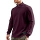 thumbnail image 4 of pstuiky camisa de manga larga para hombre, Sudadera informal holgada de cuello alto con media cremallera y manga larga para hombre Tops de hombre l, 4 of 8