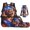 Lightning Tiger, variant on Garronmavis Lightning T-Rex Kids Boys Backpack Set, 4-Piece School Bag Set Includes Backpack, Lunch Bag, Pencil Case, Water Holder Case, Breathable Daypack with Front Pocket for Primary School