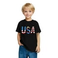 thumbnail image 7 of OKSALE Funny 4th of July Shirts for Big Kids USA American Flag Printed Tops Unisex Boys and Girls Summer Short Sleeve T Shirt Novelty Fashion Cotton Tshirts, 7 of 7
