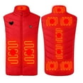 thumbnail image 2 of LOVZFMLL Jackets for Men's Printed Intelligent Control Nine Heating Fashion Sleeveless Hooded Casual Jacket, 2 of 4
