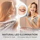thumbnail image 3 of 10X Magnifying Mirror with Light, Shower Magnification Mirror, Strong Suction Cup, 2 Brightness Levels, 360 Rotation, 3 of 4