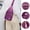 Purple, variant on Multipurpose Sling Bag 11 Inch Multicolor Polyester Chest Daypack Suiting Outdoor Trips