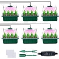 thumbnail image 1 of Full Spectrum Grow Lights with Seedling Trays with Humidity Dome Greenhouse Germination Propagation, 1 of 7