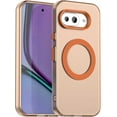 thumbnail image 1 of KOMI Magnetic Case Compatible for Google Pixel 9A Case Wireless Charging,[Compatible with MagSafe] Translucent Matte PC Thin Cover for Google Pixel 9A Phone Cases Clear 2025 Orange, 1 of 5