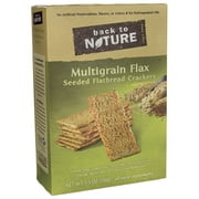 Back to Nature Multigrain Flax Seeded Flatbread Crackers, Non-GMO Project Verified, Kosher, 5.5 OZ
