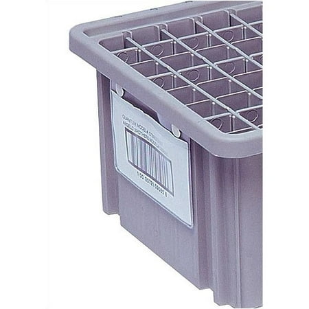 Quantum Storage Dividable Grid Storage Container Label Holder (3'' L x 5'' W) (Set of 6)