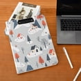 thumbnail image 5 of FORMRS A4 Clipboard Folder with Pen Holder Horizontal Foldable School Office Binder, Cartoon Blue Houses, 5 of 9