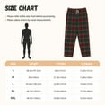 thumbnail image 4 of Picia Tartan Plaid Womens Soft Woven Cotton Elastic Waistband Sleep Pajama Pant Lounge Sleep Pant With Pockets And Drawstring-Large, 4 of 9