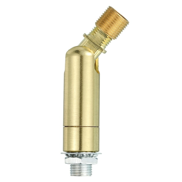 Adaptador para techo inclinado, 180/345 grados 60x15mm M10 adaptador de accesorio de luz de techo para candelabro de luz colgante (Dorado oscuro)