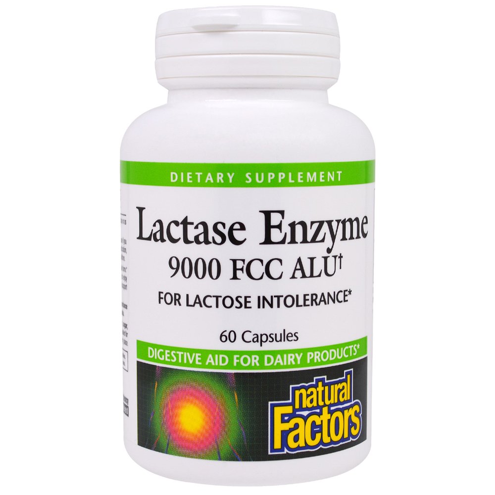 Lactase Enzymes By Natural Factors 60 Capsules