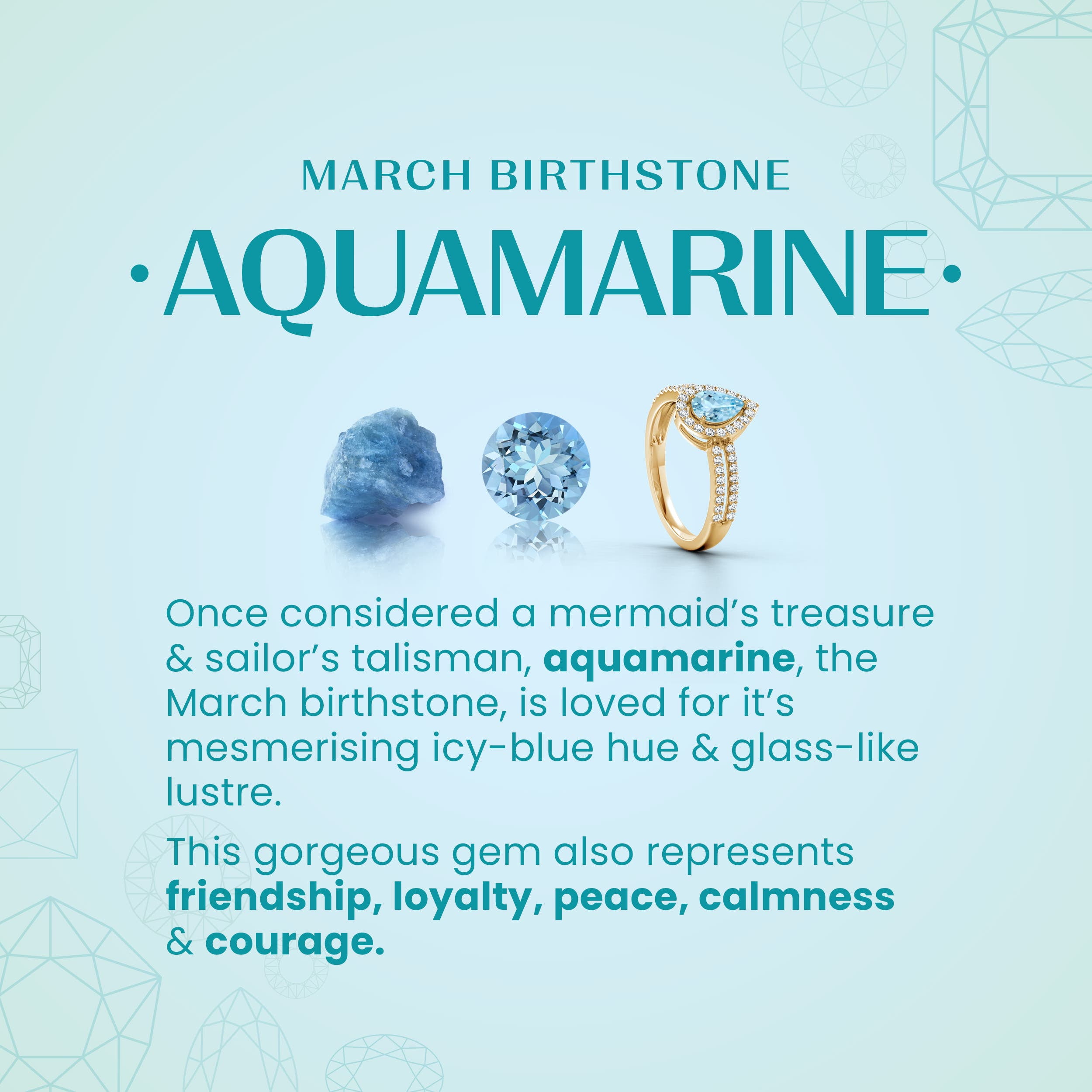 ANGARA Natural Bezel-Set Aquamarine Solitaire Stud Earrings in 925 Sterling Silver for Women (Size-4mm) | March Birthstone, Birthday, Anniversary, Jewelry Gift for Women | Natural Aquamarine Earrings