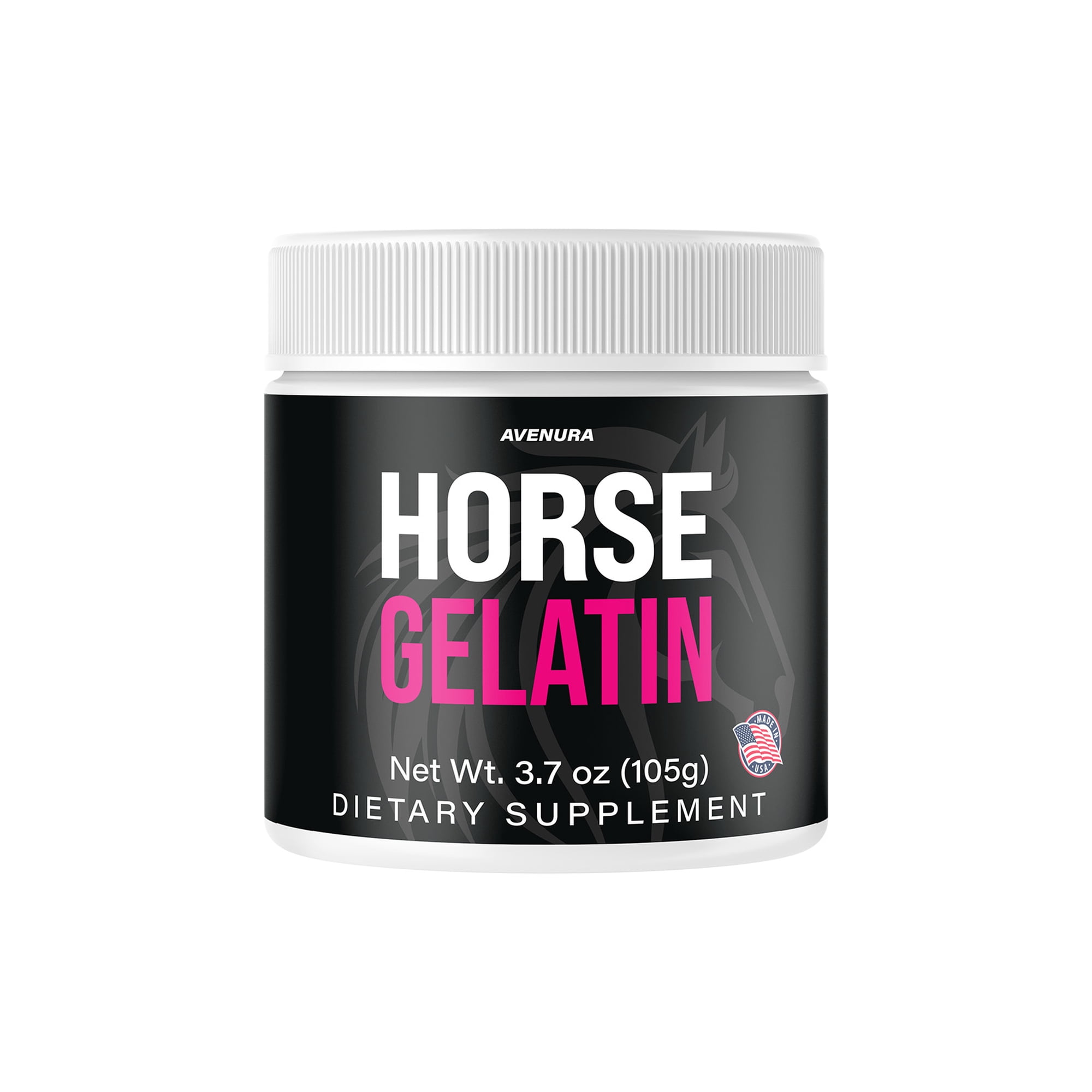 Horse Gelatin Supplement Powder to Support Energy, Performance Support, 1 Pack