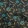 thumbnail image 1 of oneOone Rayon Olive Green Fabric Asian Floral Sewing Fabric By The Yard Printed Diy Clothing Sewing Supplies 56 Inch Wide, 1 of 5