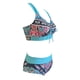 thumbnail image 5 of Gibobby Conjunto de Bikini Bikini de cintura alta para mujer, bañadores sexys de dos piezas con realce, traje de baño Vintage, conjunto de Bikini Retro f(Azul claro,CH), 5 of 5