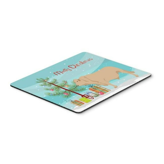 Charolais Cow Christmas Mouse Pad - Hot Pad or Trivet