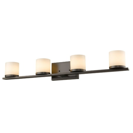 

Bathroom Vanity 4 Light With Bronze Finish Steel Material LED-G9 Bulb 32 inch 16 Watts