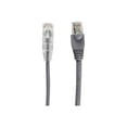 thumbnail image 2 of Black Box Slim-Net - Patch cable - RJ-45 (M) to RJ-45 (M) - 15 ft - UTP - CAT 6a - booted, molded, stranded - gray, 2 of 3