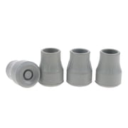 4Pcs Crutch Tips 7/8 Inch Crutch Tips Heavy Duty Rubber Crutch Accessories Replacement Rubber Cane Tips for Canes, Walking Sticks, Walkers