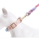 thumbnail image 4 of Cuerda para perros con mango de cuero suave Correa gruesa de plomo para perros grandes medianos (cuero rosa, 120cm * 1.2cm) oso de fresa mascota, 4 of 6