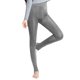 thumbnail image 4 of Gibobby Leggings Translúcido Mujer Pantalones All-In-One Winter Step On Pantalones Mujeres Warm Foot Plus Borparar Fleece Leggings Pantalones（Gris， Talla única), 4 of 5