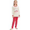 thumbnail image 2 of Pyjamas de Noël pour Garçons et Filles Ensemble de Vêtements de Noël 100 % Coton, 2 of 8
